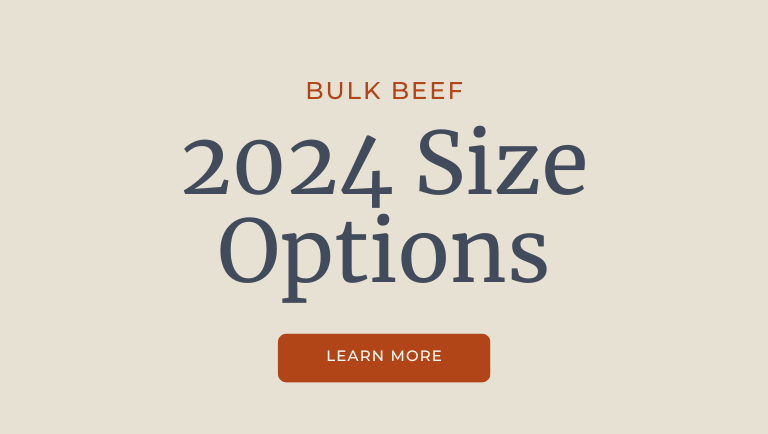 Bulk Beef Package Options