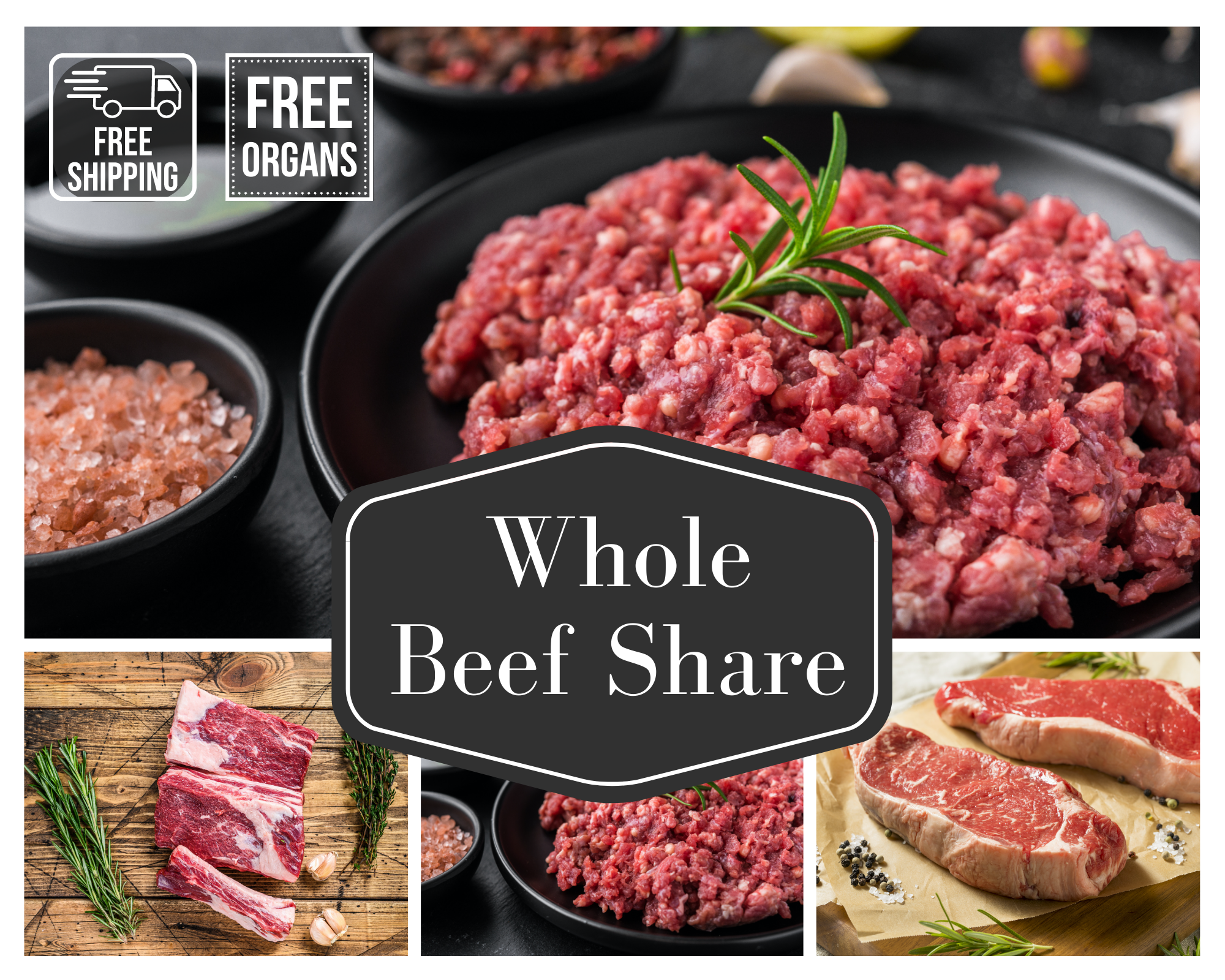 Whole Beef Share (352+ Pounds) Deposit