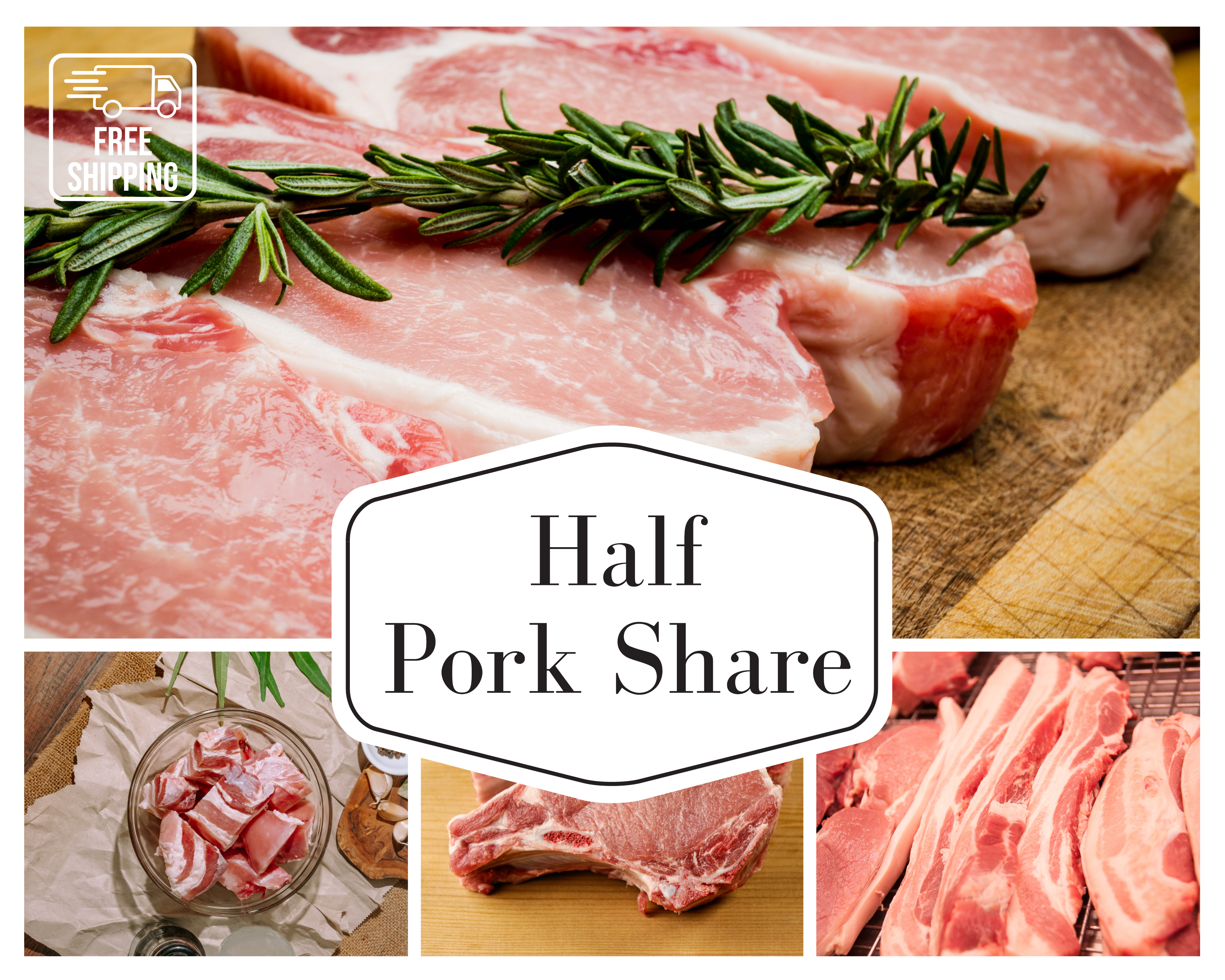 Early Access Half Pork Share (Deposit) - April Processing Date
