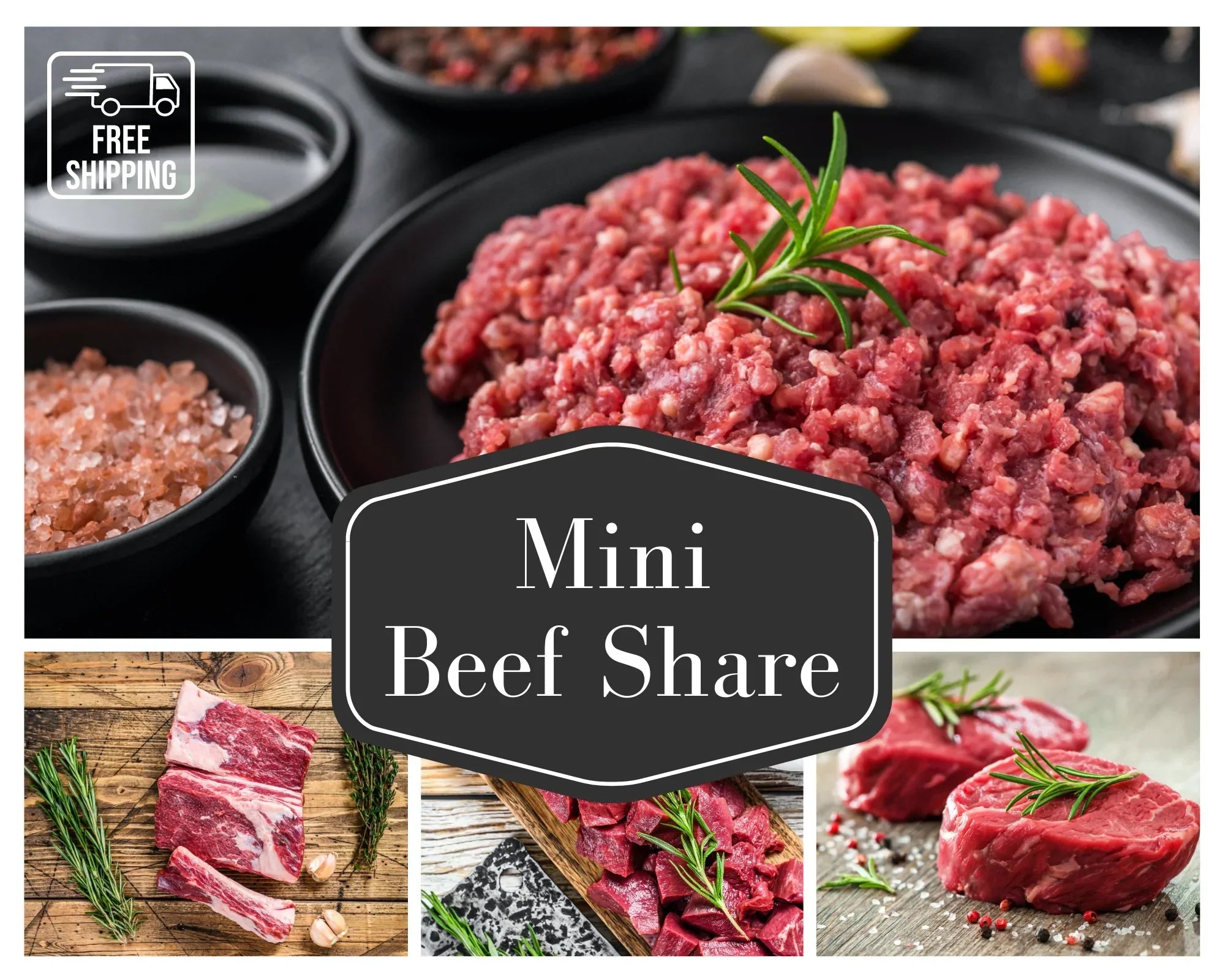 Spring 2024 Mini Beef Share (20+ Pounds) Deposit