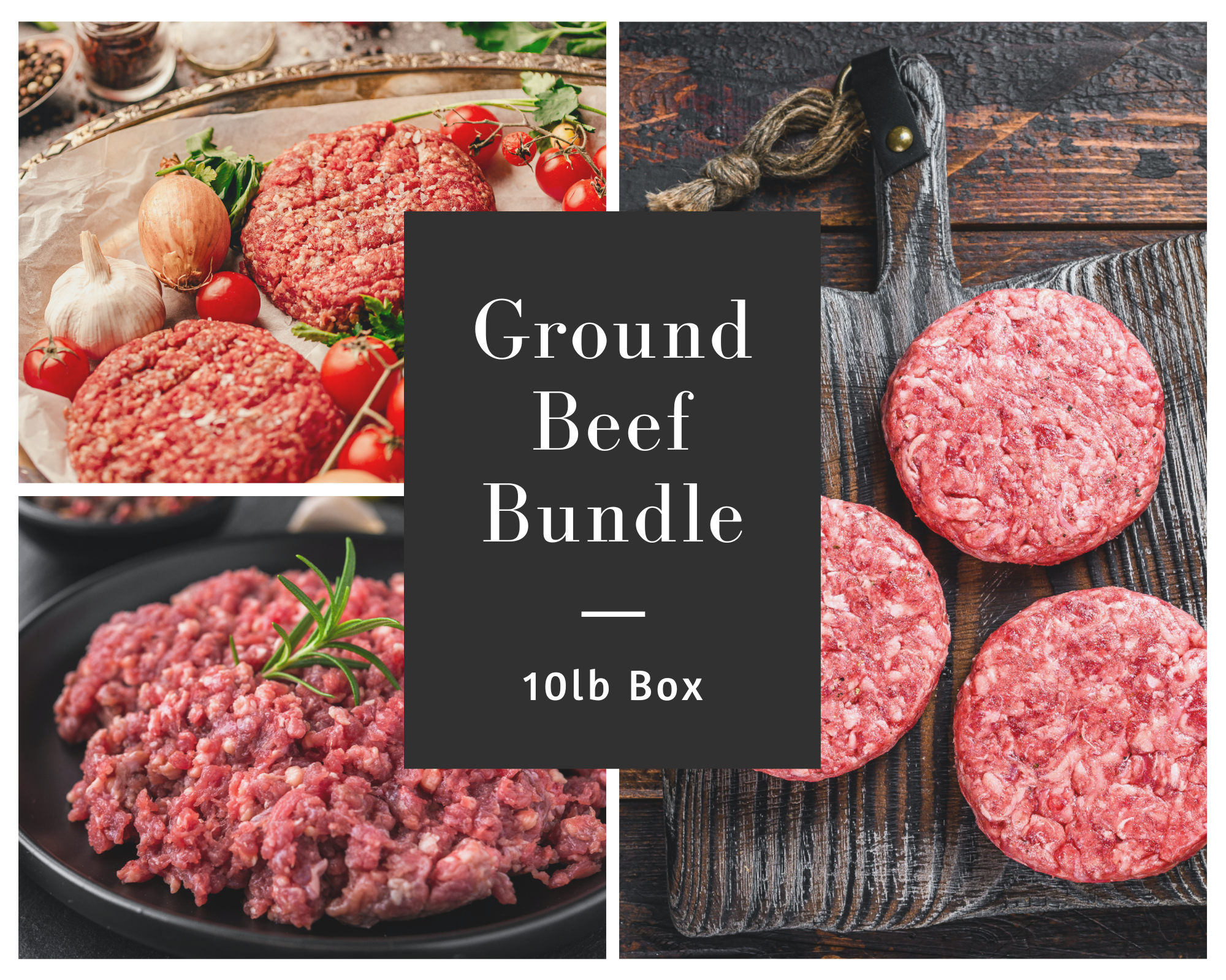 10lb Ground Beef Bundle